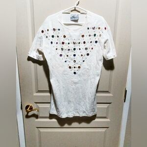 Ladies Vintage Beaded Blouse.